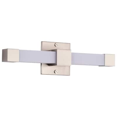 Brightwyn 16 Inch LED Vanity Brushed Nickel Finish - Brushed Nickel