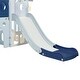 preview thumbnail 38 of 37, 7-in-1 Toddler Slide Set - Spaceship Playset with Slide, Arch Tunnel, Basketball Hoop, and Toy Storage