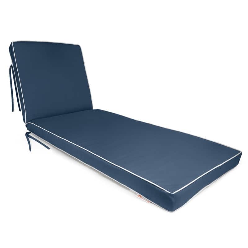Sunbrella Contrast Corded Chaise Cushion by Austin Horn Classics
