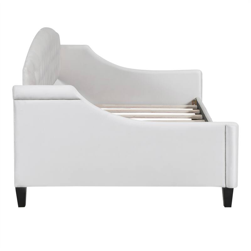 Twin Size Modern Luxury Tufted Button Daybed