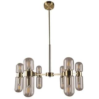 SAFAVIEH Lighting Darragh Chandelier - 27" W x 27" D x 11" H