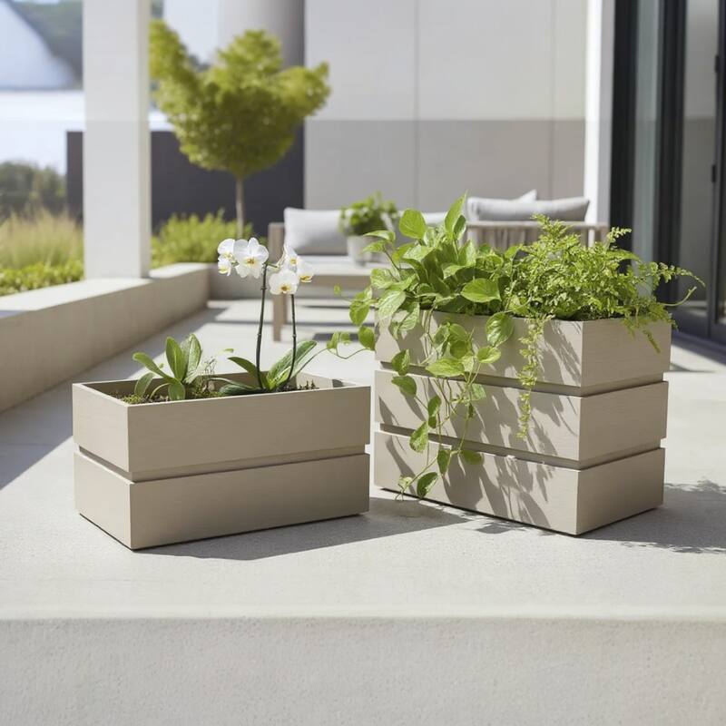 Rectanglar Terrace Planter Short