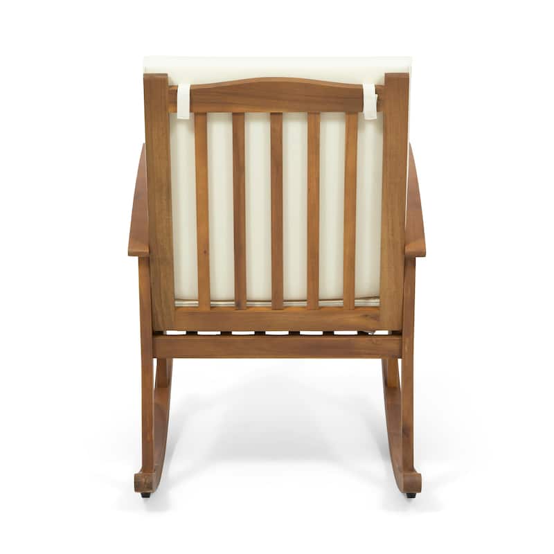 Casa Acacia Wood Rocking Chairs (Set of 2) by Christopher Knight Home