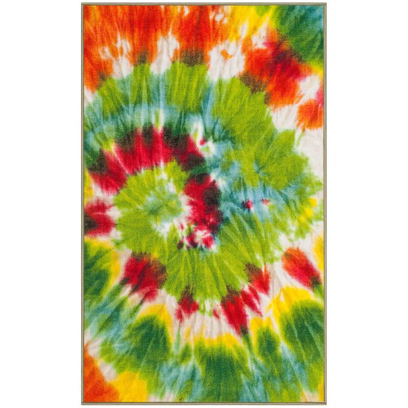 SAFAVIEH Paint Brush Machine Washable Slip Resistant Ameetha Rug