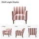 preview thumbnail 44 of 47, Seip Classic and Contemporary Striped Arm Chair with Spindle Legs by HULALA HOME
