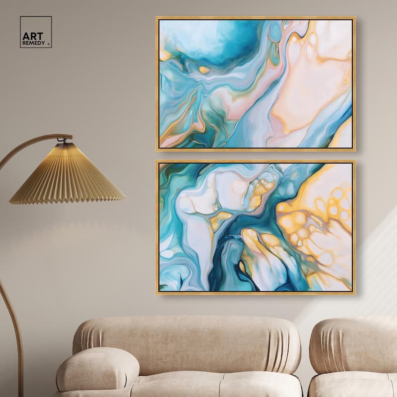 Visions Pastel III Canvas Set of 2 by Art Remedy