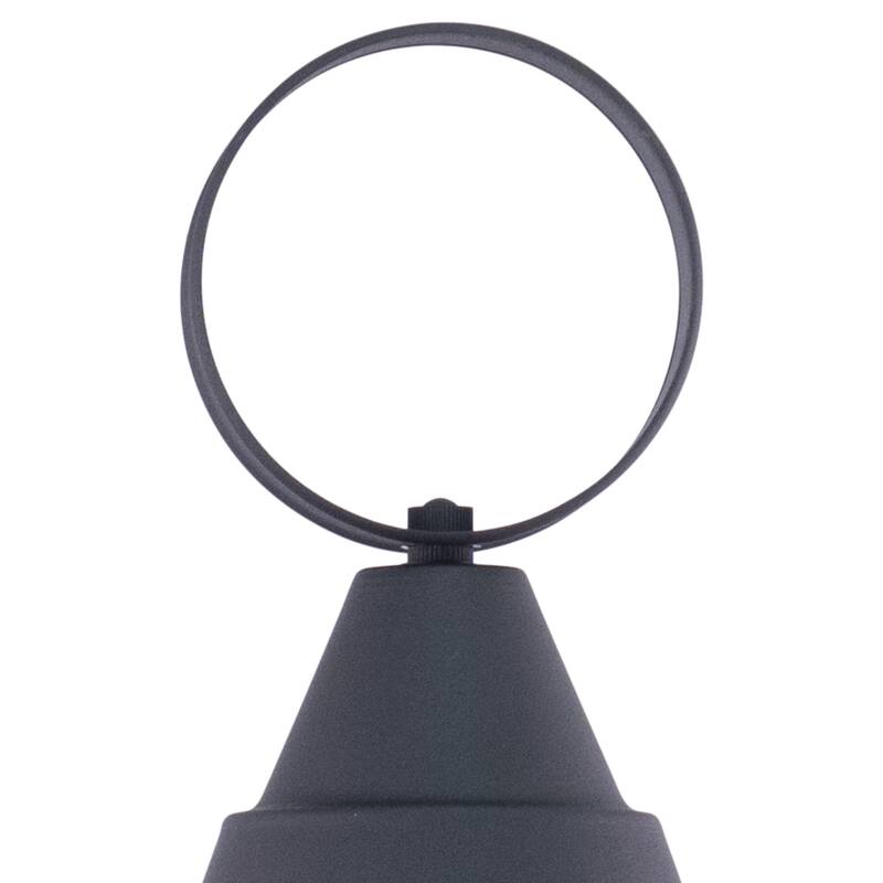Chatham 1L Black Coastal Outdoor Globe Post Light Clear Glass - 13-in W x 22.5-in H x 13-in D