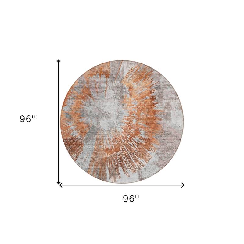 HomeRoots Abstract Transitional Rectangle Outdoor Rug