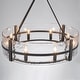 preview thumbnail 37 of 56, Dimmable Large Drum Glass Chandelier for Dining Room High Ceiling Living Room