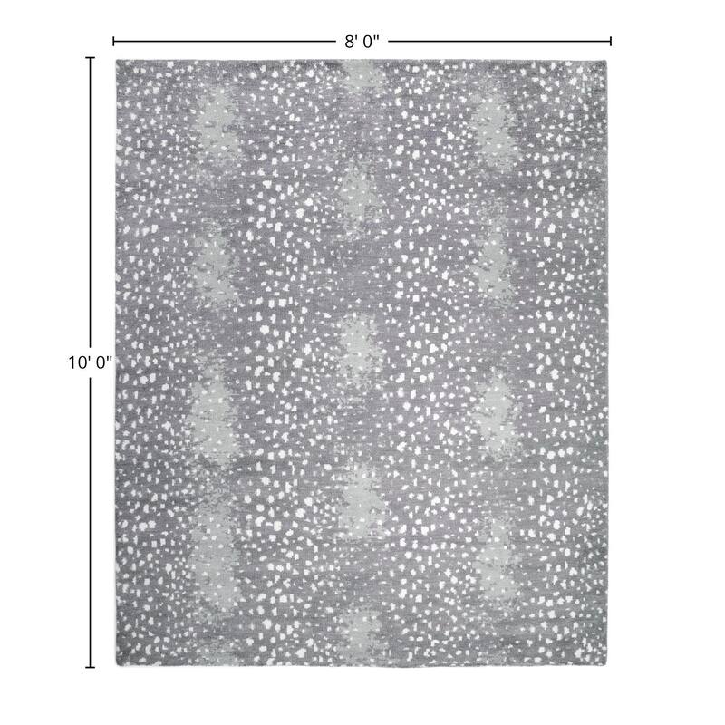 Overton Handmade Modern Contemporary Animal Print Area Rug