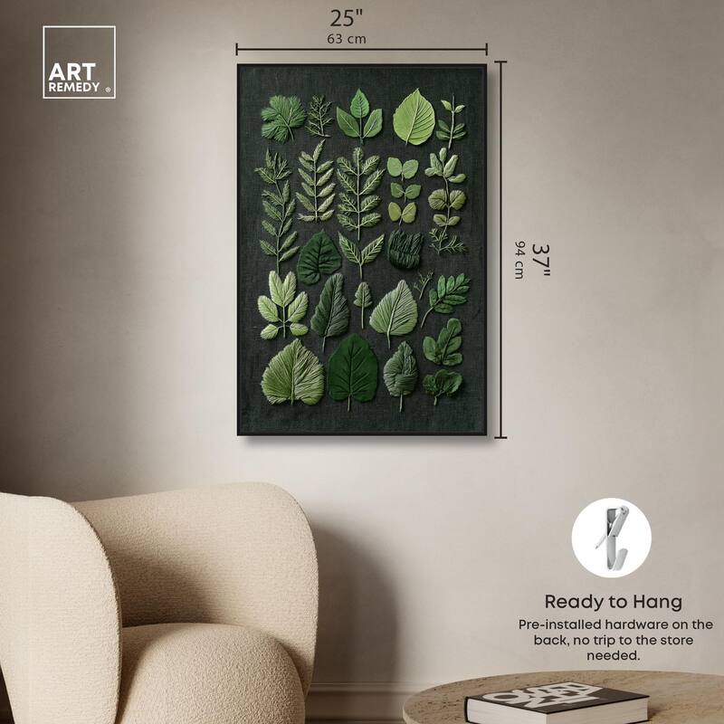 Leaf Library III Canvas by Art Remedy