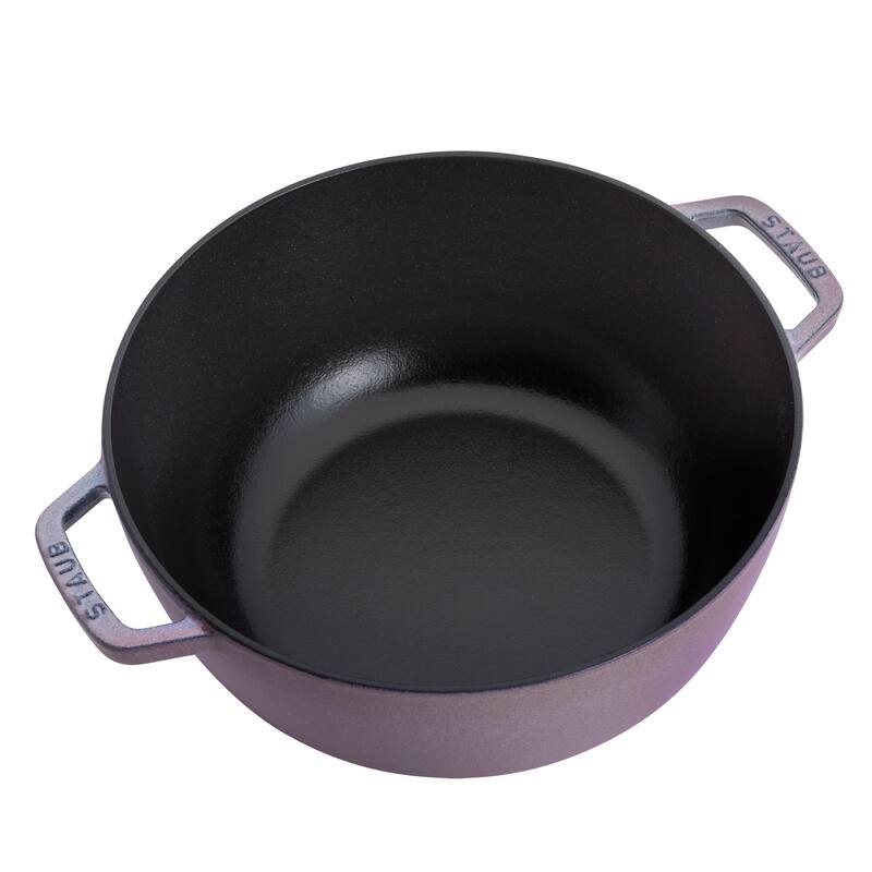 Staub Cast Iron Essential French Oven, Dutch Oven, 5-quart, serves 5-6, Made in France - 5-qt