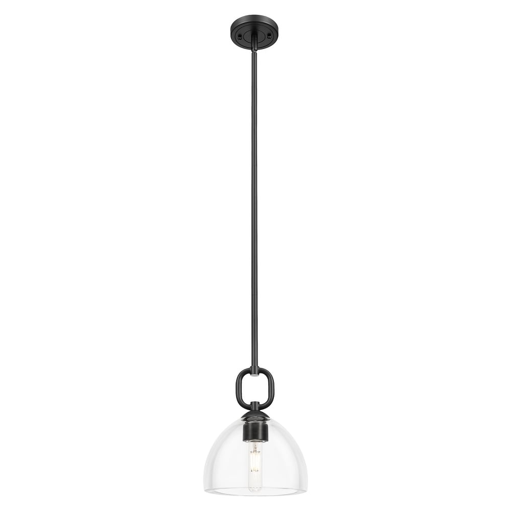 Innovations Lighting Downtown Urban - Hudson - 1 Light 8" Stem Hung Mini Pendant with Dome Shade