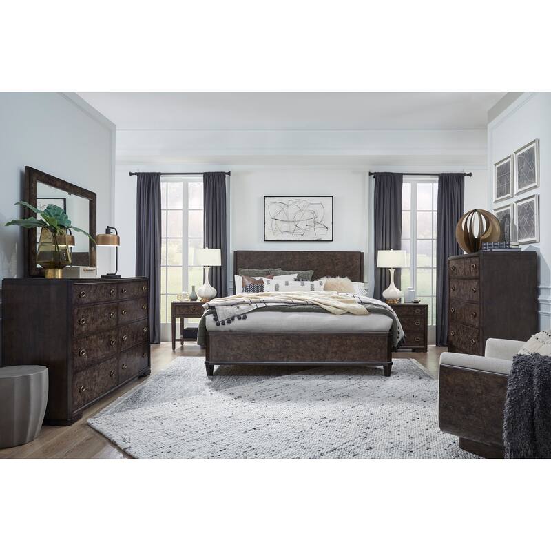 Magnussen Home Rowan Espresso Open Nightstand