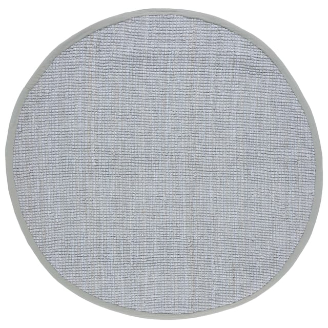 SAFAVIEH Handmade Natural Fiber Beacon Jute Rug - 7' Round - Light Grey