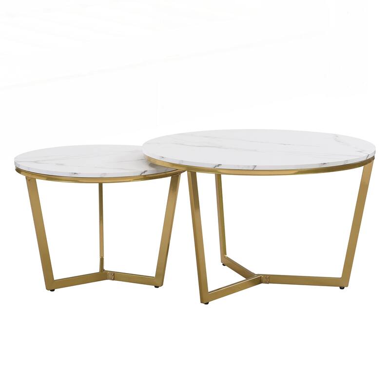 Modern Round Nesting Coffee Table