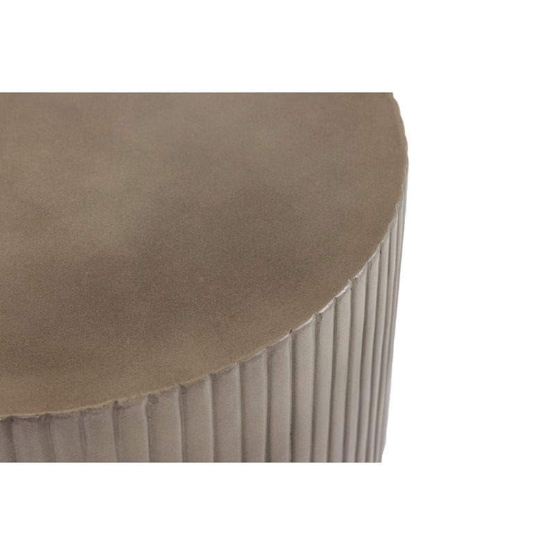 Modrest Gruver Modern Grey Concrete End Table