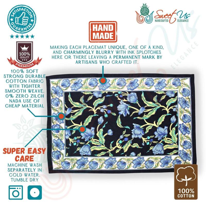 Cotton Sweet French Country Floral Tablecloth Round, Runner