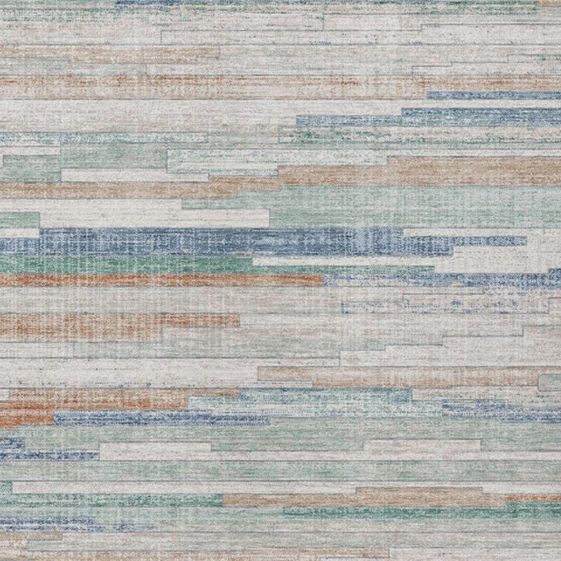 HomeRoots Striped Transitional Rectangle Outdoor Rug