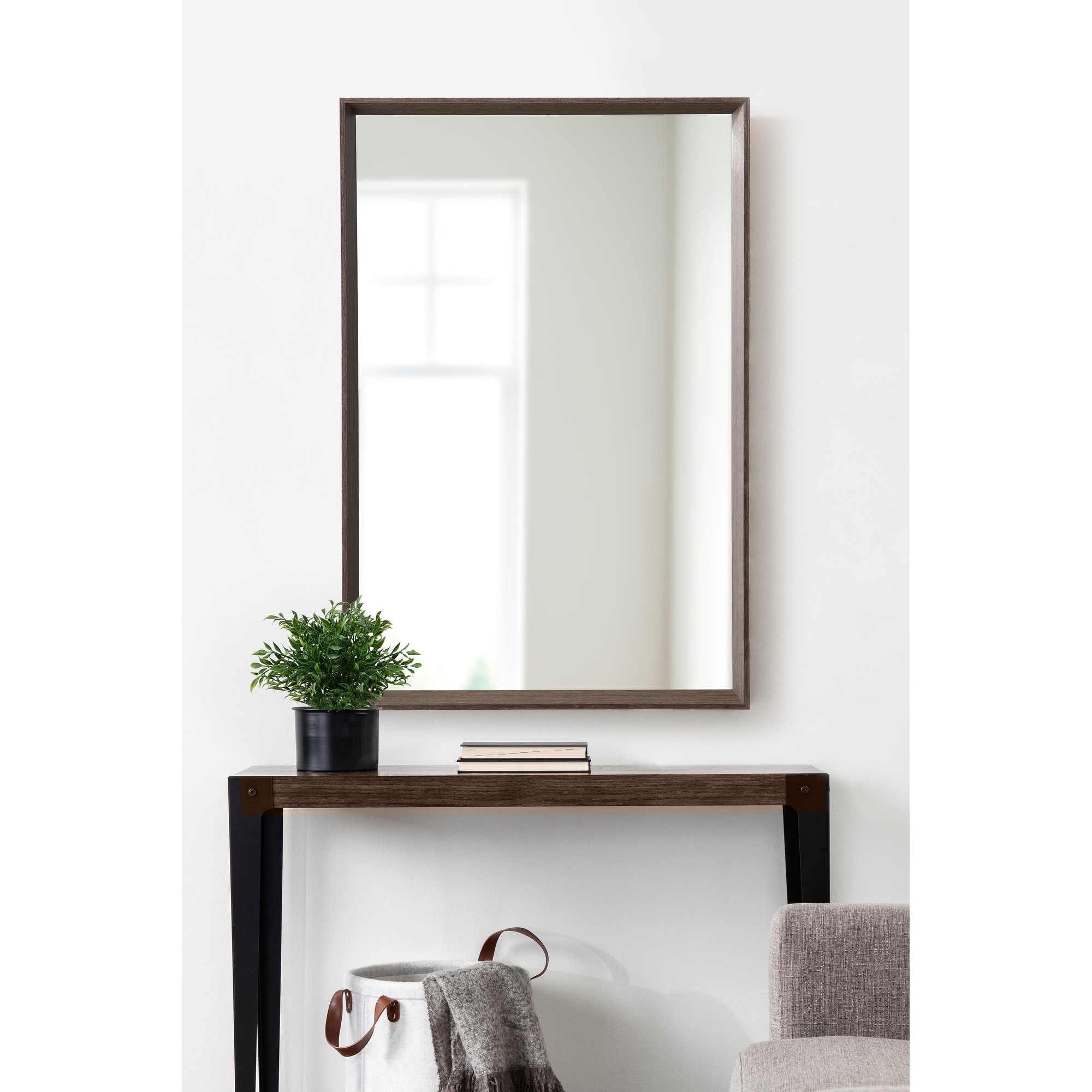 Kate and Laurel Quato Rectangle Wall Mirror