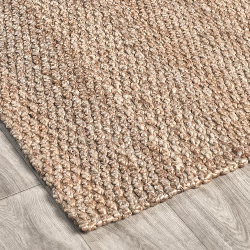 Villa by Classic Home Santa Cruz Jute Handwoven Accent Rug