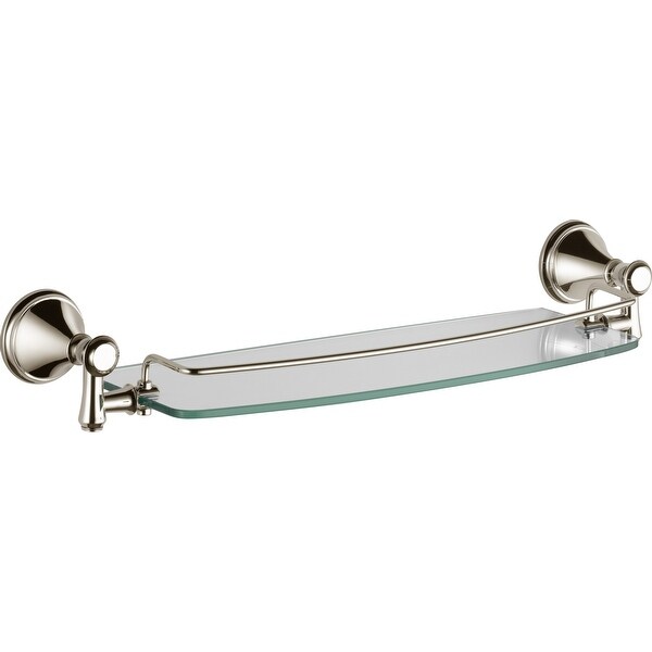 Delta 79710 Cassidy 18" Glass Shelf with Removable Bar