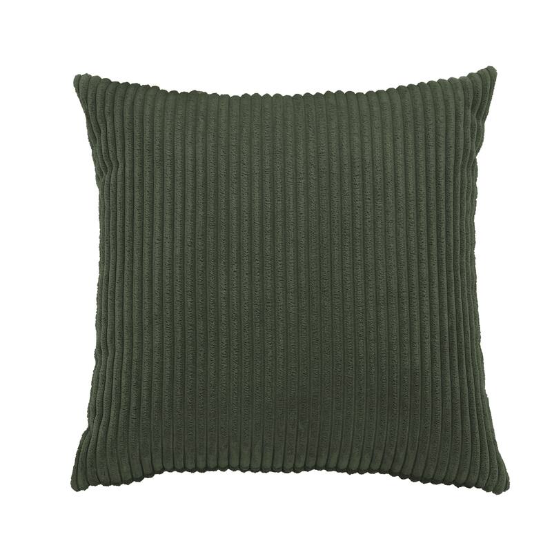Set of 2 Modern Decorative Soft Corduroy Throw Pillows