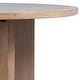 preview thumbnail 22 of 39, Landon Round Reclaimed Pine Natural Finish Dining Table with Cross Base