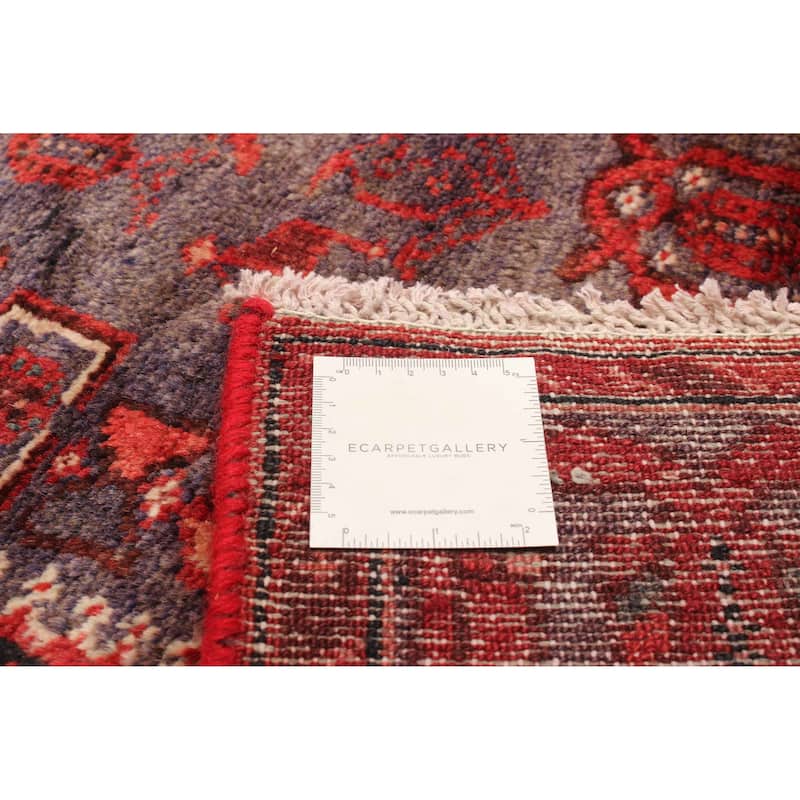 ECARPETGALLERY Hand-knotted Andelz Red Wool Rug - 4'5 x 8'6