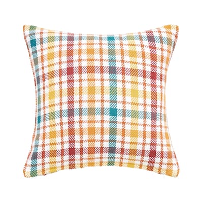 Radley Plaid Woven Throw Pillow