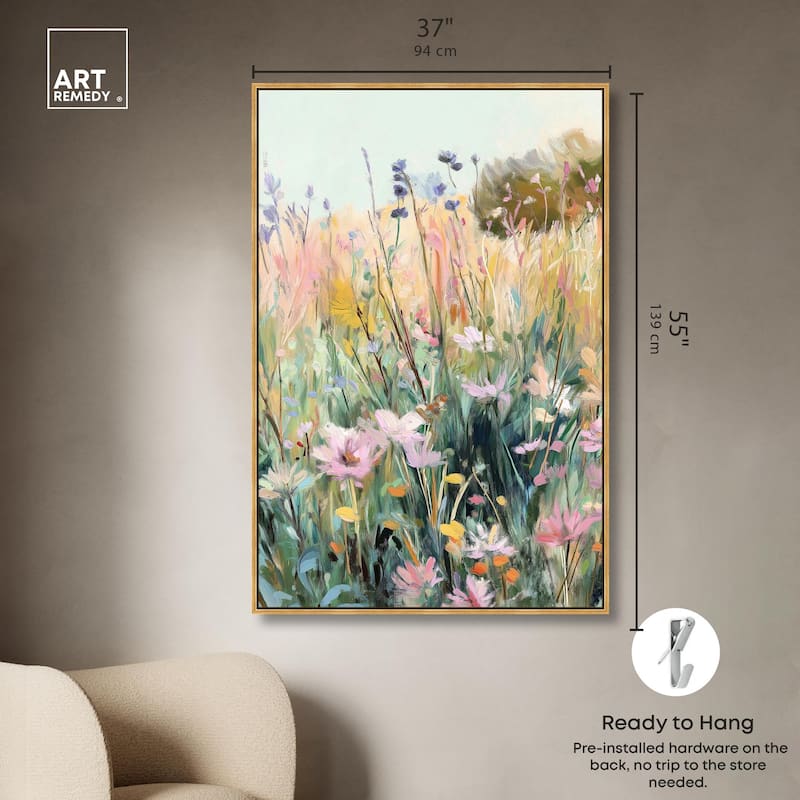 Floral Impressionism II Canvas by Art Remedy