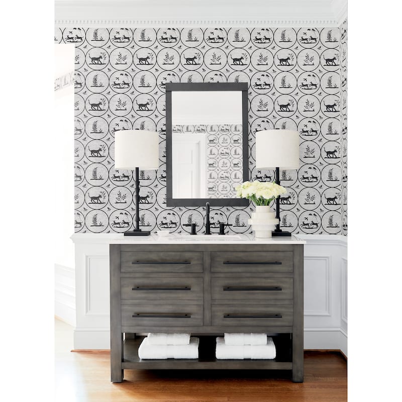 Currey & Company Lohn Black Table Lamp - 29.5"h x 12"dia