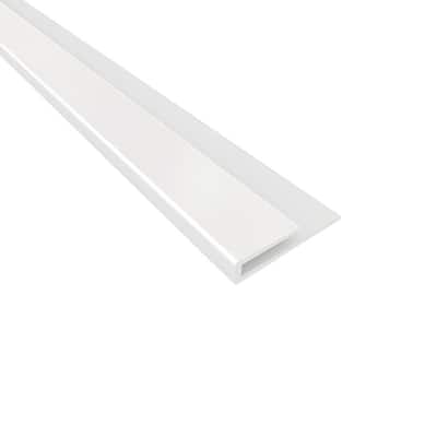 Fasade 47in J Trim in Gloss White - 5 Pack