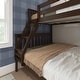 preview thumbnail 20 of 22, Twin over Full size Solid Wood Bunk Bed with Headboard Included