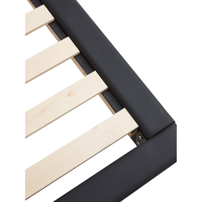 Floating Bed Frame Low Profile Bed Upholstered Platform Bed