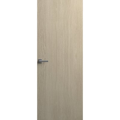 Solid Hidden Door with Handle Planum 0010 Oak