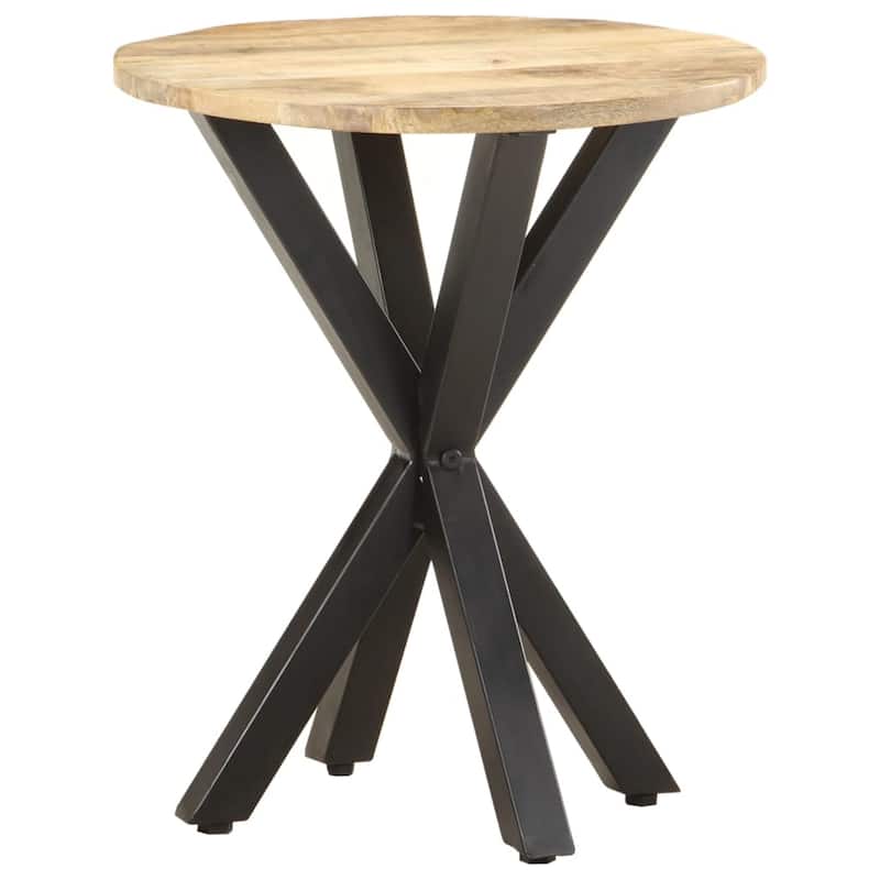 vidaXL Side Table 18.9"x18.9"x22" Solid Mango Wood - 18.9" x 18.9" x 22"