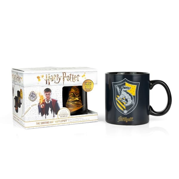 Harry Potter Hufflepuff 20oz Heat Reveal Ceramic Coffee Mug