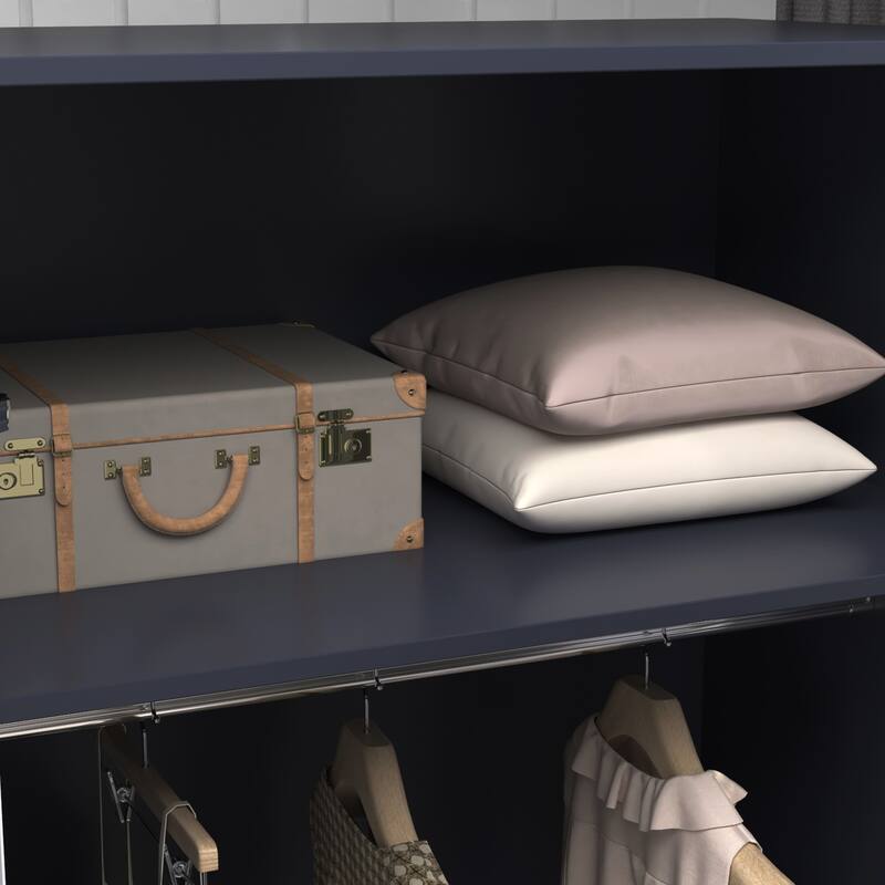 31.5"Wx70.9"H Armoire Wardrobe Storage Cabinet Closet Hanging Drawers