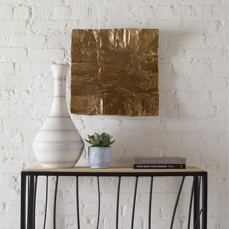 Shape Brass Wall Decoration - 19"