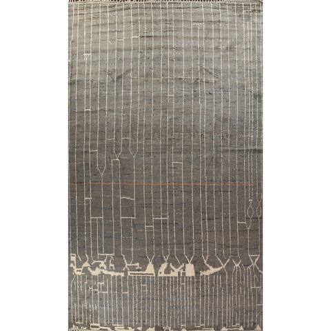 Large Abstract Moroccan Oriental Home Decor Area Rug Wool Hand-knotted - 11'9" x 19'2"
