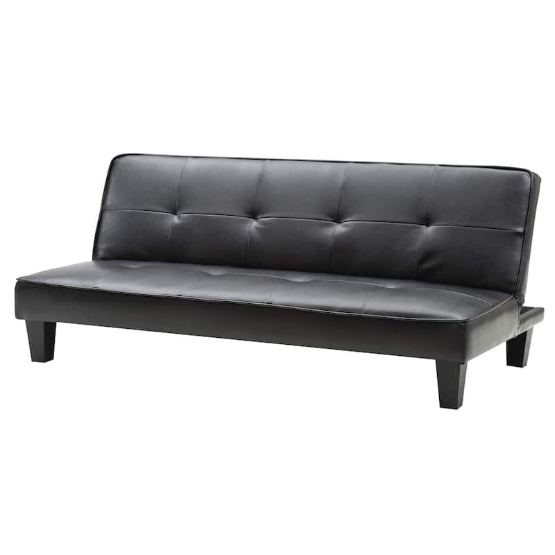 Alan Faux Leather Sofa Bed