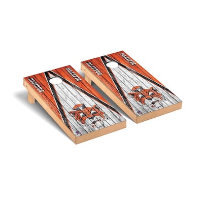 College Vault Pacific Tigers Weathered Cornhole Board Set