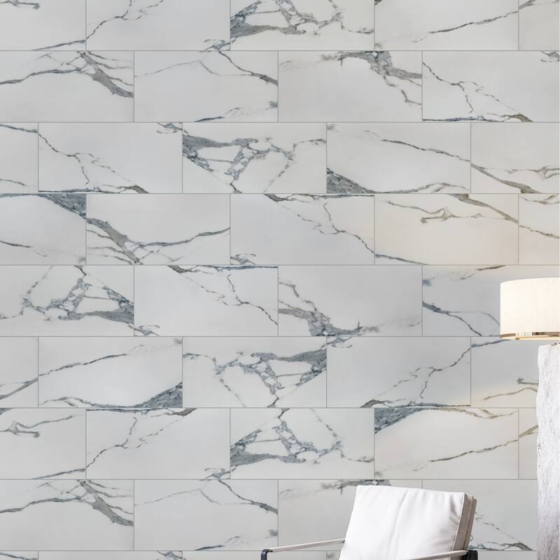 Ackland AKNPTVEL12X24P-CA Velluto - 12" x 24" Porcelain Solid Floor