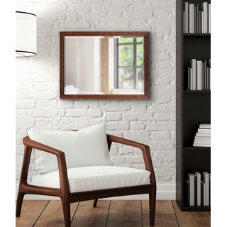 Kate and Laurel Hogan Wood Framed Wall Mirror