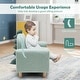 preview thumbnail 17 of 26, Gymax Kids Dinosaur/Panda/Chick Sofa Wooden Armrest Chair Couch w/