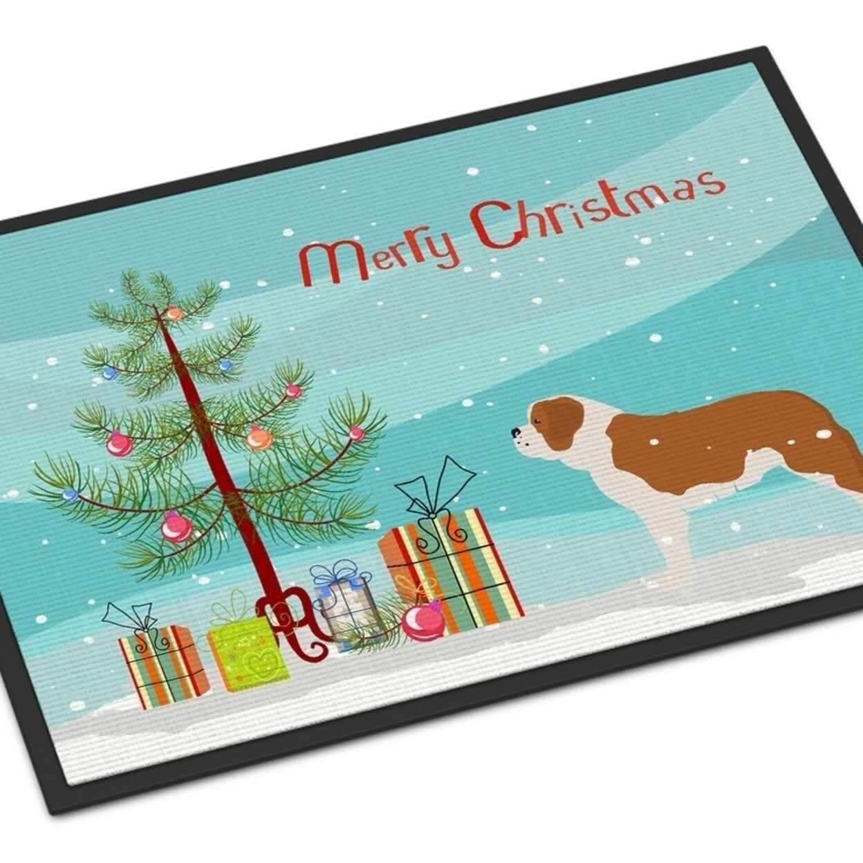 Shop Carolines Treasures Bb2994jmat Saint Bernard Merry Christmas