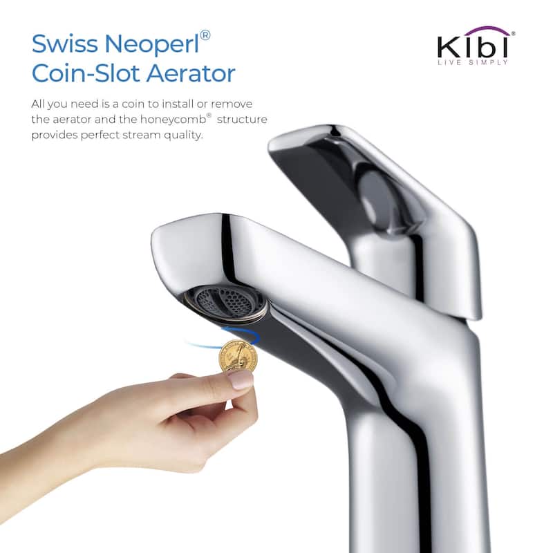 Lead Free Solid Brass Single Handle Bathroom Vanity Sink Faucet with Water Hose