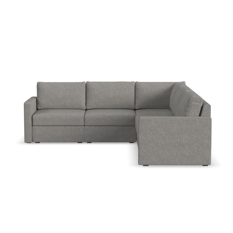 Flex 5-Seat Modular Sectional with Standard Arms by Flexsteel - 103" x 35" x 103"