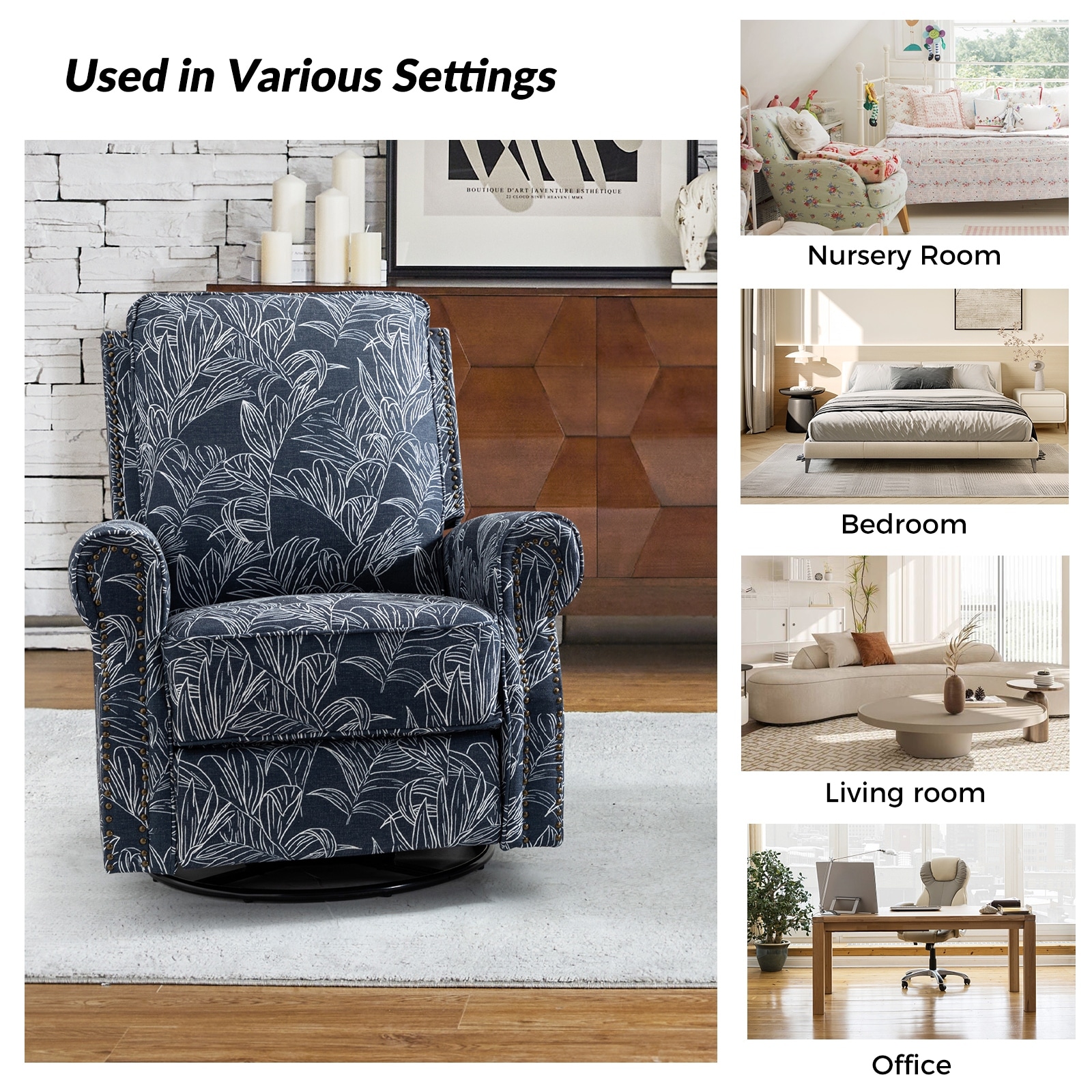 Farmhouse cheap rocker recliner